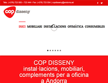 Tablet Screenshot of copdisseny.com